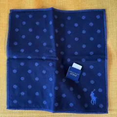 ポロ・ラルフ・ローレン ドット柄ハンカチ