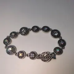 シルバー色 メタル ブレスレット