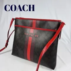 COACH コーチ ショルダーバッグ コーチ ヘリテージ シグネチャー PVC