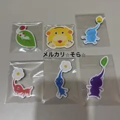 ⭐︎白・オッチン・氷・赤・青・紫ピクミン⭐︎ キャラマグネッツ　6点まとめ売り