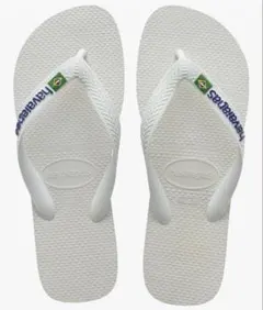 美品 ハワイアナス ブラジル ビーチサンダル 白 22cmのサムネイル