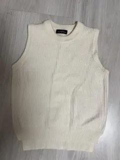 【GREEN LABEL RELAXING】 ニットベスト アイボリー
