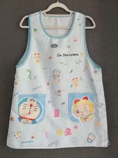 保育士エプロン　ドラえもん