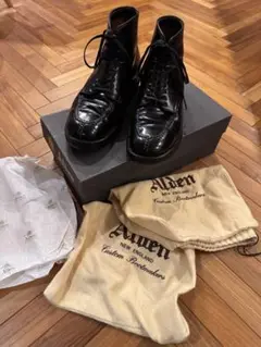 【希少／最終値下げ！】オールデン タンカーブーツ／US9 26.5〜27 ALDEN オールデン タンカーブーツ 45491H ミリタリーラスト U