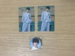 M!LK 佐野勇斗 アオノオト クリアトレカ 缶バッジセット