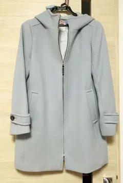 MACKINTOSH PHILOSOPHY ライトブルー フード付きコート