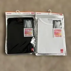ユニクロ HEATTECH 長袖シャツ 120サイズ 2枚セット
