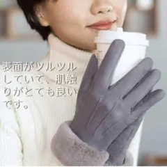 手袋 裏起毛レディース手袋 スマホ対応 ボアレディースグローブ