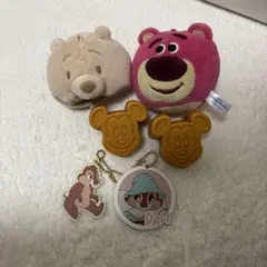 ディズニー キャラクター ストラップ ぬいぐるみ セット