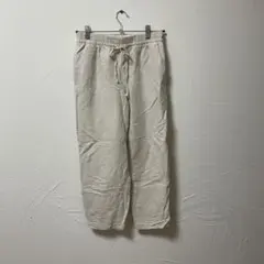 h&mリネンジョガーパンツ ベージュ