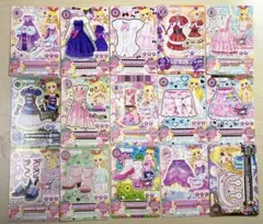 アイカツカード 15枚セット売り Angely Sugar他 コーデ多数