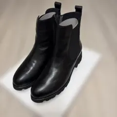 ビューフォート　ラウンドトゥサイドゴア　ショートブーツ　24.5cm 3E
