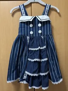 ハンドメイド　ワンピース　100-110