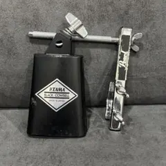 TAMA BLACK COWBELL ブラックカウベル　スタンド付きのサムネイル