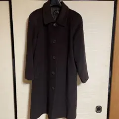 HIGH SENSE ダークブラウン レディースロングコート