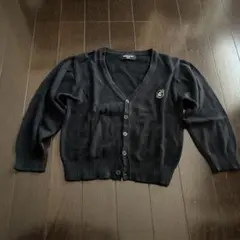COMME CA ISM 黒 カーディガン