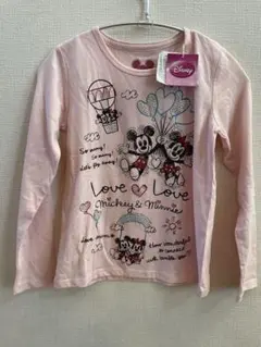 【新品未使用タグ付き】Disney ミッキー ミニー 長袖カットソー　150
