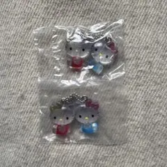 【2個セット】サンリオ　なかよしドロップチャーム　ハローキティ＆ハローミミィ