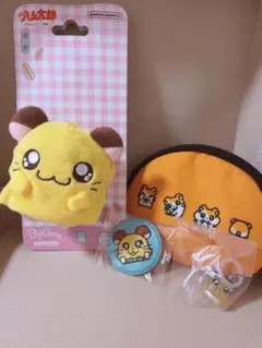 とっとこハム太郎　ちび丸ちゃん　グッズまとめ売り　缶バッジ　ぬいぐるみ