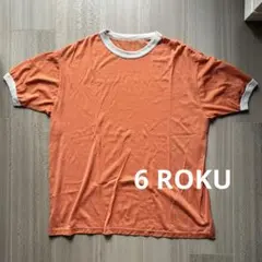 6 ROKU COTTON NYLON FOOT BALL T-SHIRT/T - メルカリ