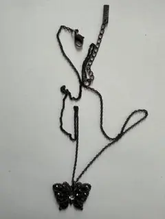 ANNA SUIアナスイ蝶々ネックレス ブラック