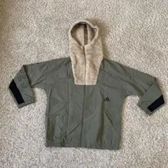 adidas フリースフードジャケット オリーブグリーン