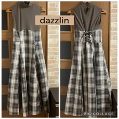 Dazzlin ダズリン ノースリーブコルセットワンピース S