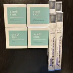 【まとめ買い価格】シロッシュ　歯磨き粉15g ４個セット　歯ブラシ4本付
