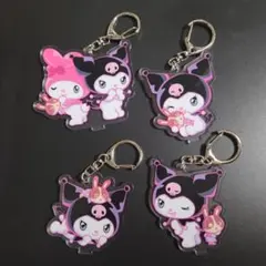 マイメロディ クロミ アクリルキーホルダー 4個セット