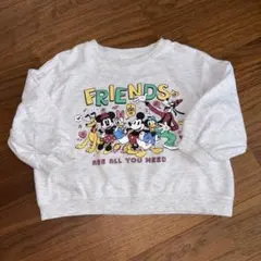 ミッキー　ディズニー　トレーナー　100