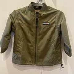 ミキハウス オリーブ ジップアップジャケット 90 カーキ