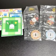 サンリオキャラクターズ CLEARSQUARE コースター アクスタグミ 3点