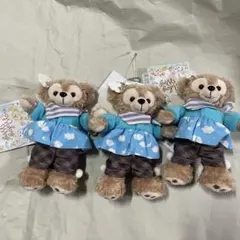 ディズニー　リゾート　ダッフィー　ぬいぐるみバッジ