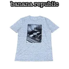 バナナリパブリック DJ レコード レトロ TEE モノクロ レトロ 激レア 美