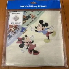 東京ディズニーリゾート タオル ミッキー・ミニー 約34cm×34cm (新品)
