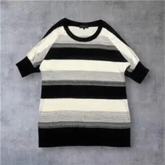 UNTITLED レディース ニットTシャツ Y2K ドルマン L モード