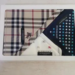 Burberrys ハンカチ　ノバチェック他　 ３枚セット 一部難あり
