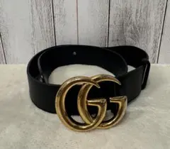 あか様GUCCI★GGロゴ ブラック ベルト