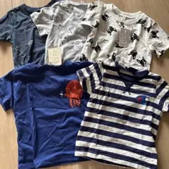 新品タグ付き95cmTシャツ5枚セット