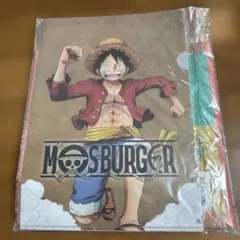 MOS BURGER ONE PIECE A4クリアファイル、ハンドタオルセット