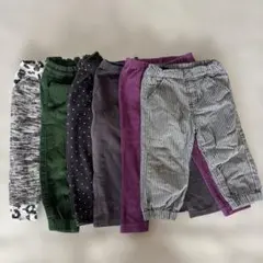 ジョガーパンツ＆レギンスパンツ　まとめ売り　6枚セット　90