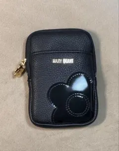 MARY QUANT シュリングデイジーパッチ リップポーチ ブラック
