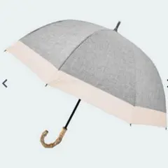 芦屋ロサブラン　ショート コンビ ダンガリー 50cm　日傘 グレー　ピンクのサムネイル