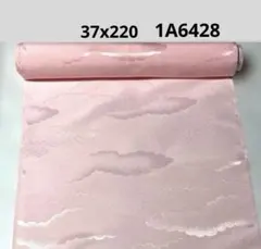1A-6428着物長襦袢生地　　ポリエステル 新品未使用　　37x220