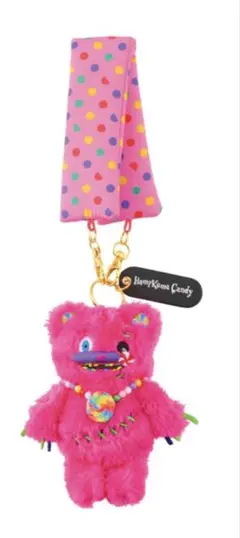 USJ ハミクマ ピンク ぬいぐるみキーホルダー ハミクマキャンディー