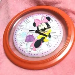 値下げ！ミニーマウス・壁掛け時計、丸時計・30cm、