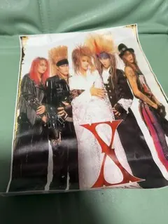 希少限定出品 X JAPAN メンバー集合 タペストリー YOSHIKIのサムネイル