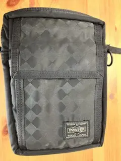 PORTER ポーター ショルダーバック ポシェット ブラック ダイヤ柄