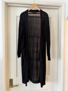 Devineue 黒のロングカーディガン