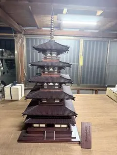 【希少・一点物】大工職人作 六角堂 神棚 神社建築 木造作品 約3年製作 希少・一点物】大工職人作 六角堂 神棚 神社建築 木造作品 約3年製作